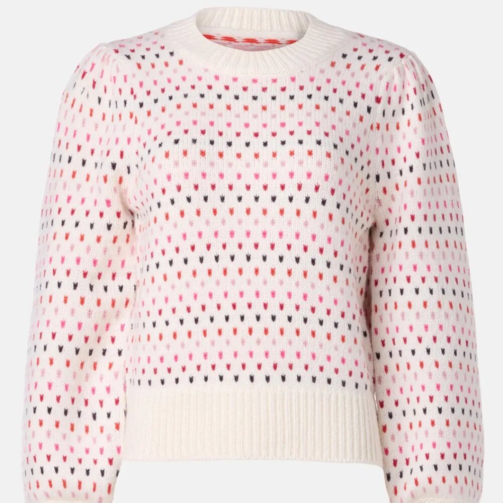 Marine Layer Pink Alma Puff Sleeve Sweater - Picture 5 of 12